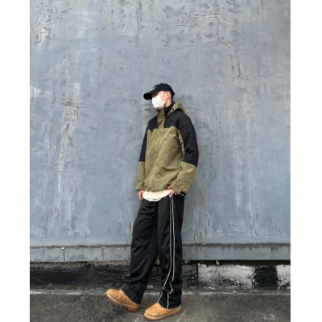 秋季三合一防风加厚加绒连帽宽松投篮服休闲飞行双层夹克男女同款