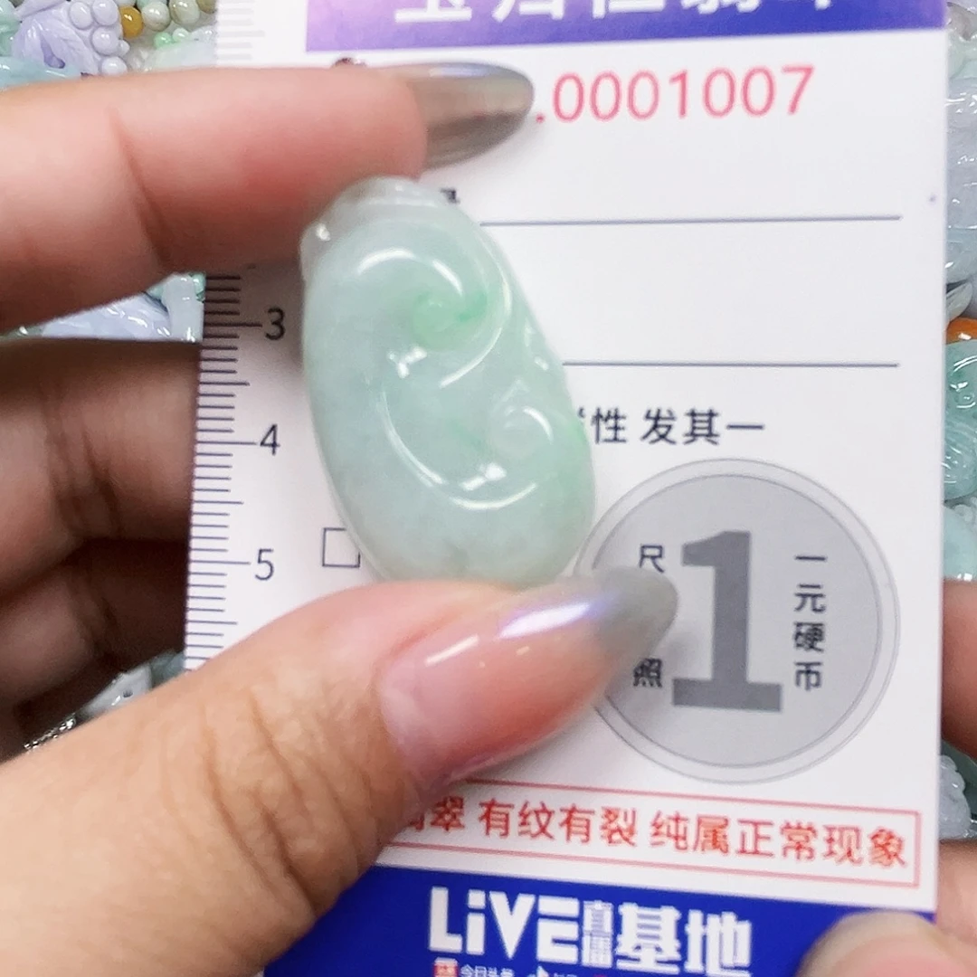 翡翠未镶嵌吊坠(不含链)111