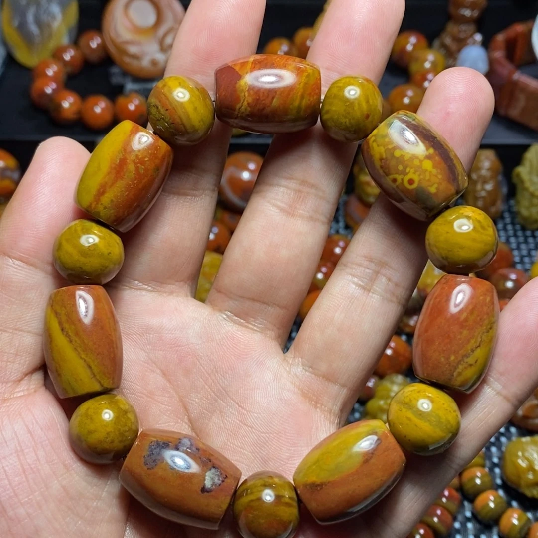 玛瑙/玉髓玛瑙战国红未镶嵌