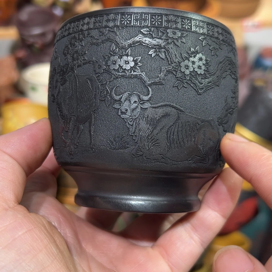 茶杯紫砂宜兴紫砂主人杯