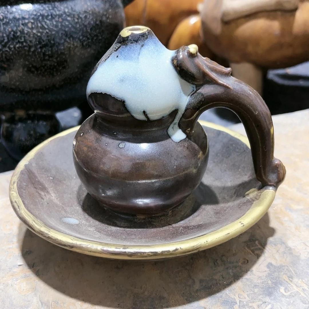 瓦当摆件摆件茶桌茶台陶瓷