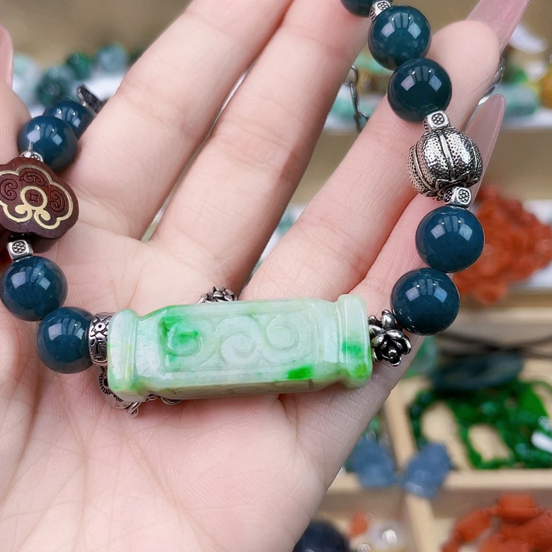 翡翠未镶嵌手链手链