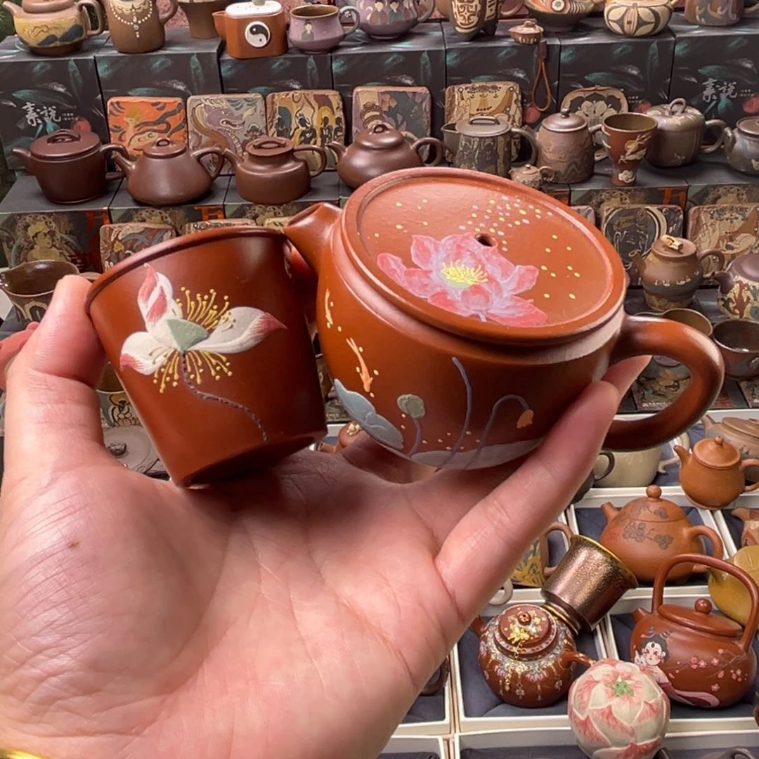 茶壶紫砂100cc原矿精工半手