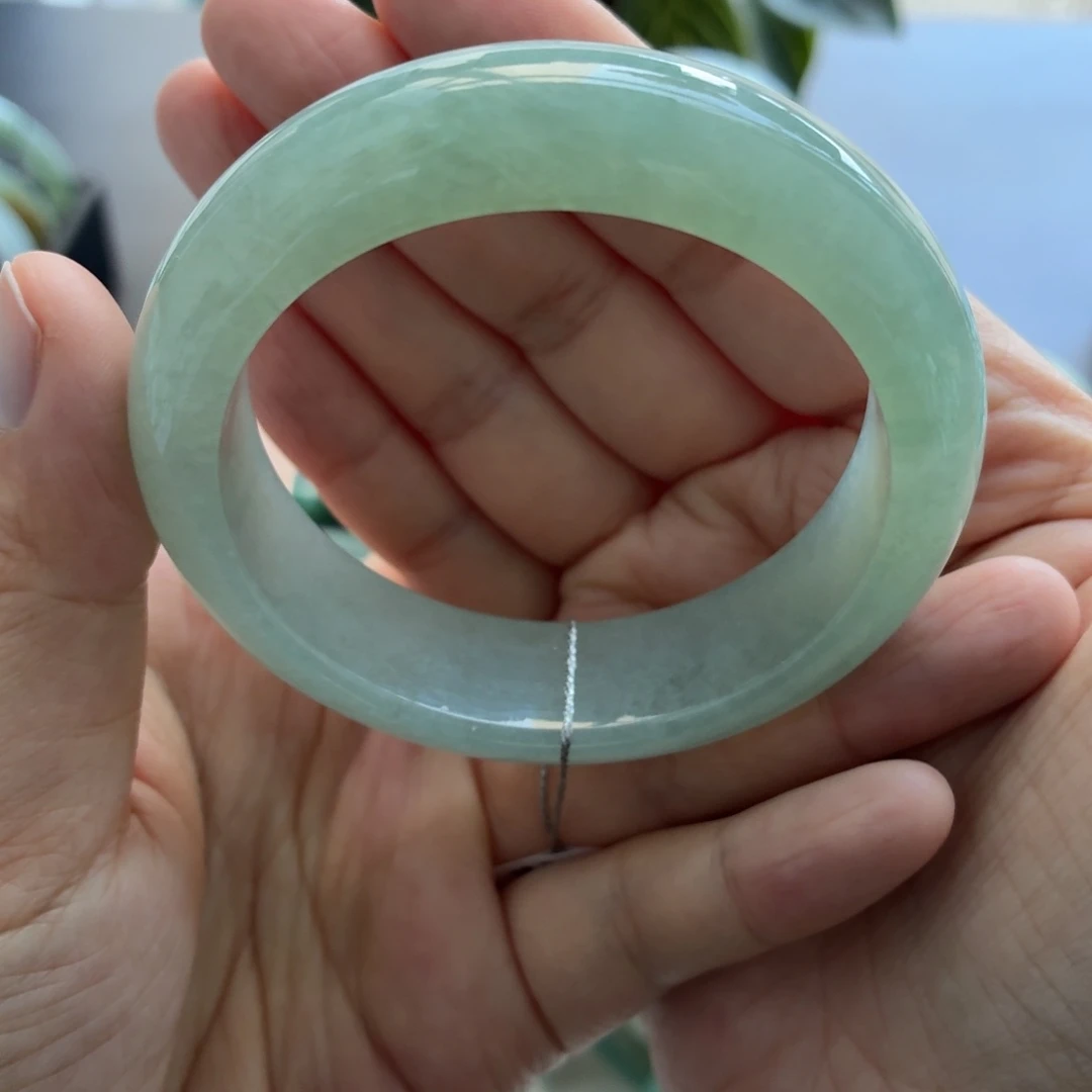 翡翠未镶嵌手镯天然