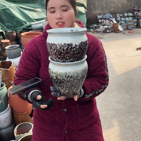 口19高19瑕疵盆子