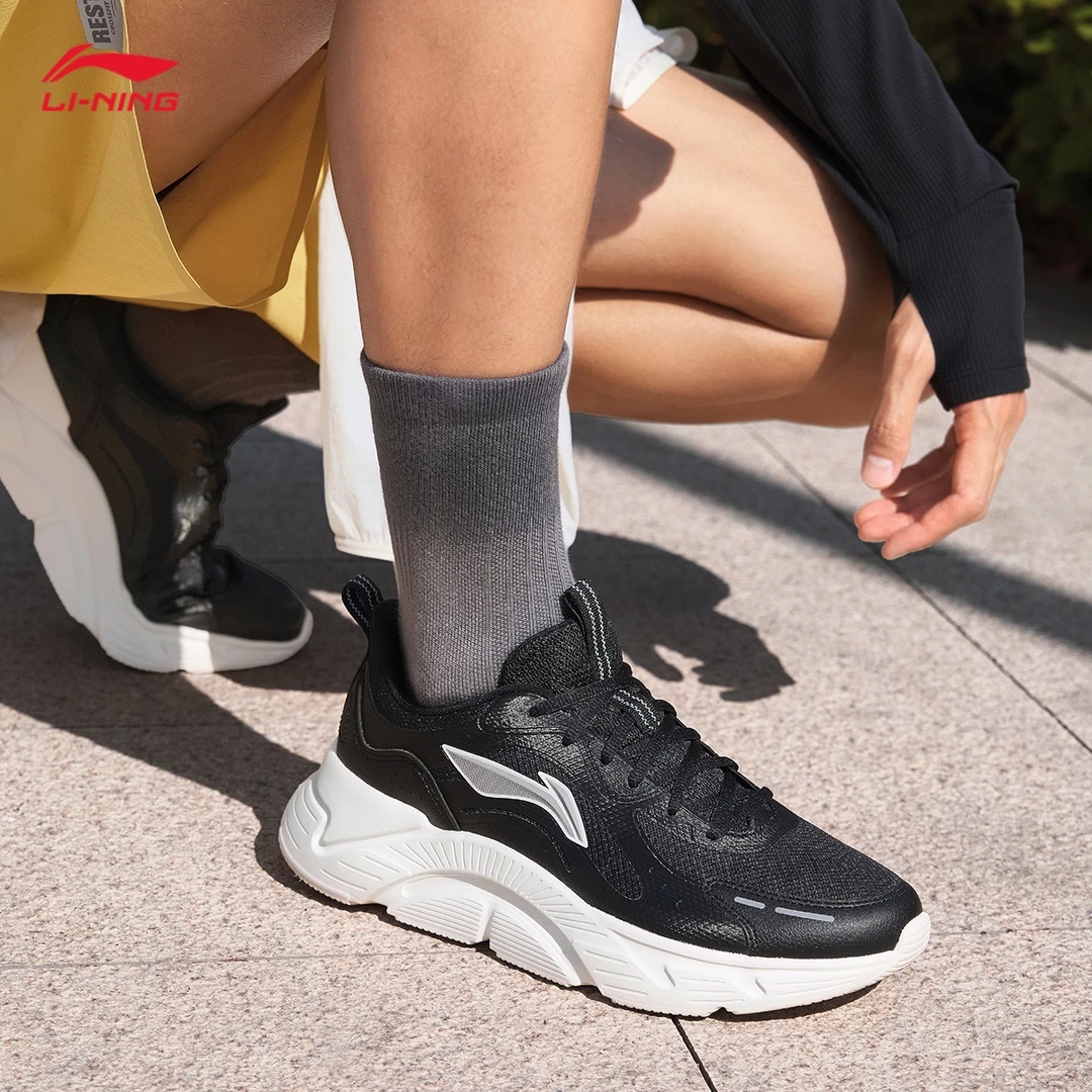 李宁轻飏|减震休闲慢跑鞋男女2025夏季新款运动鞋ARSV035/ARSV036