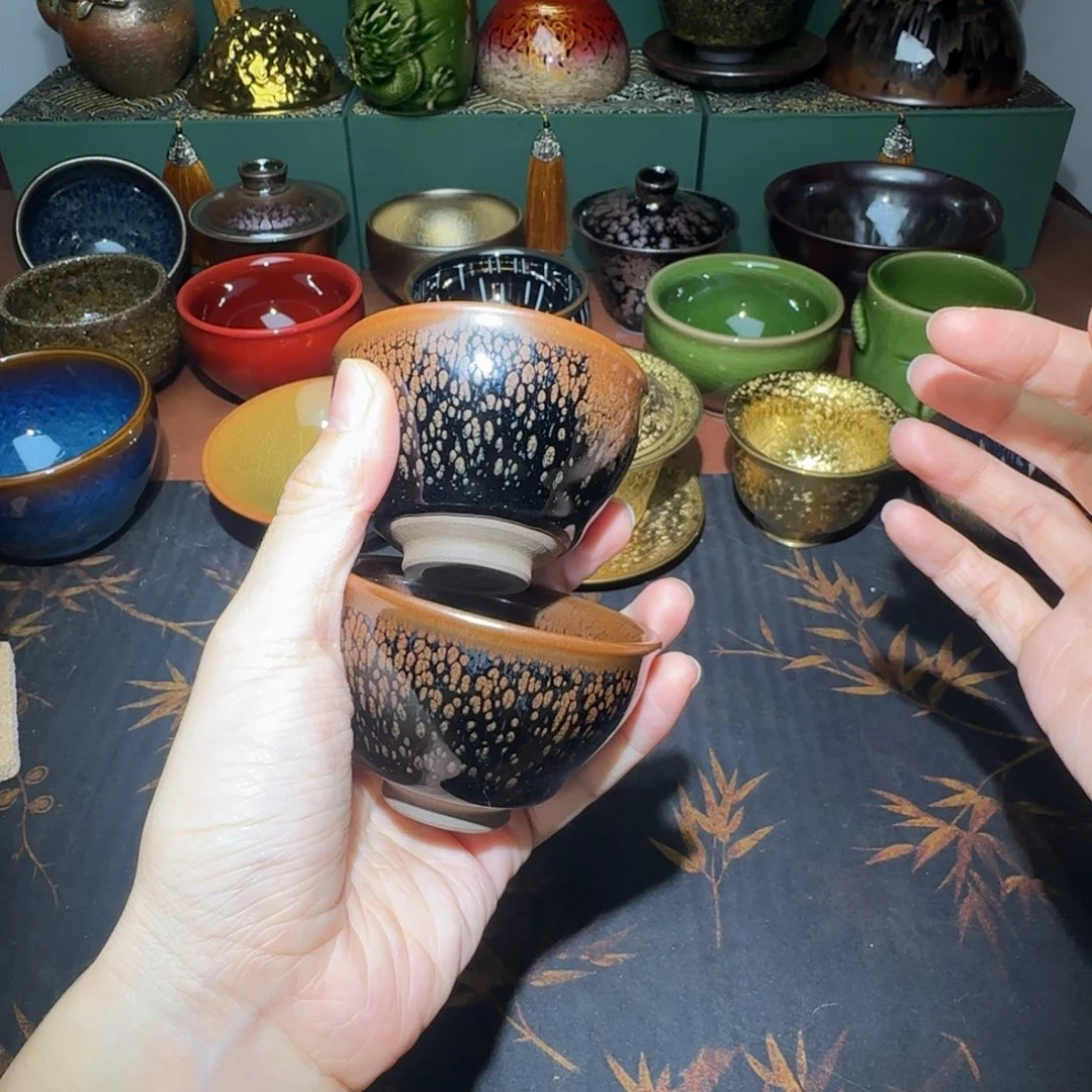 茶盏微瑕建盏，介意勿拍