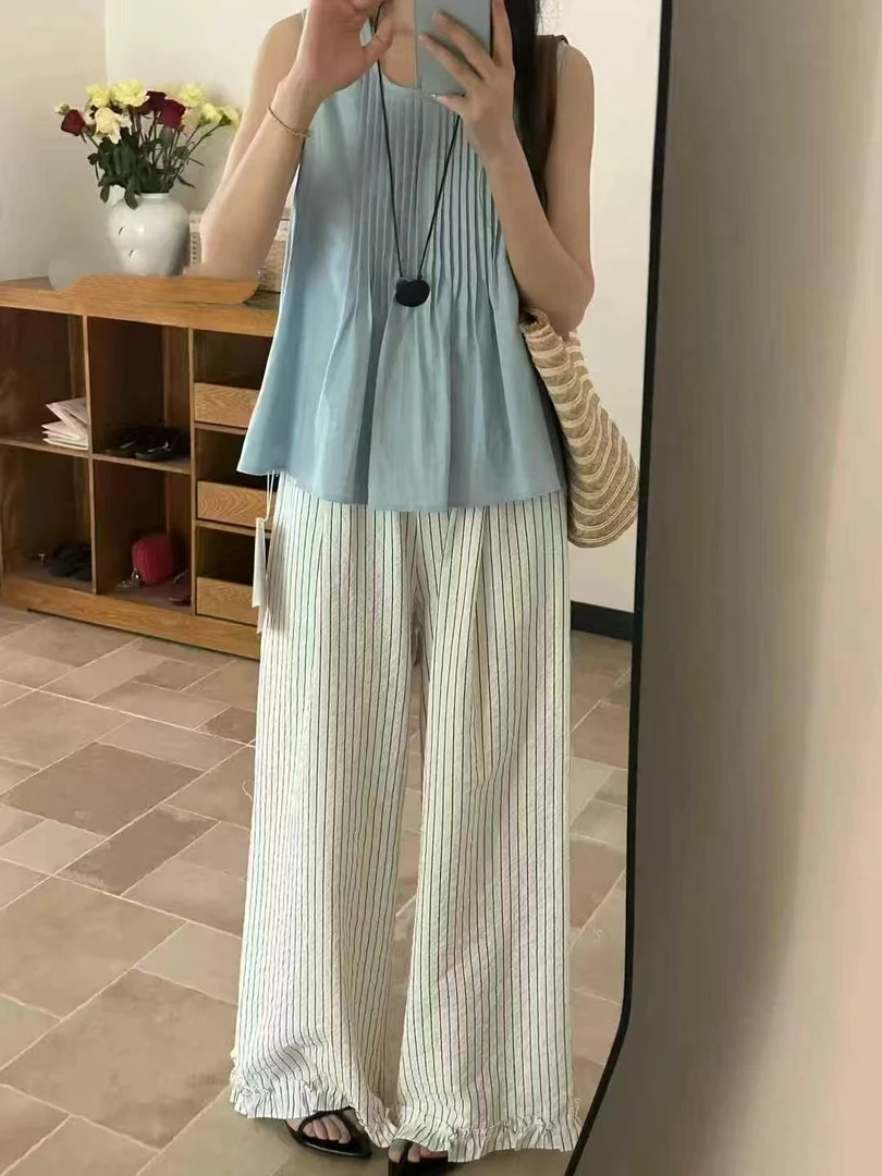 夏季新款韩系百搭小衫➕休闲时尚减龄套装