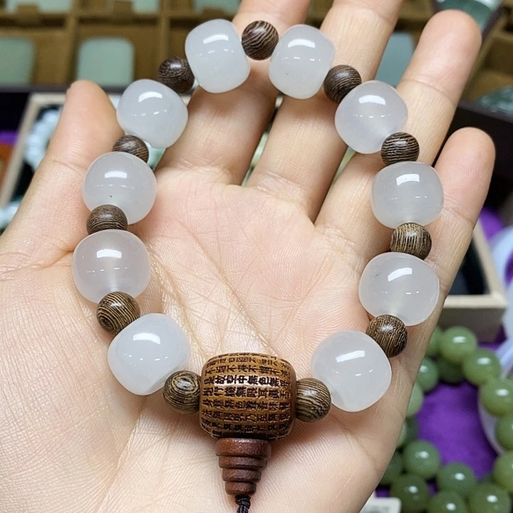 石英质玉未镶嵌手链