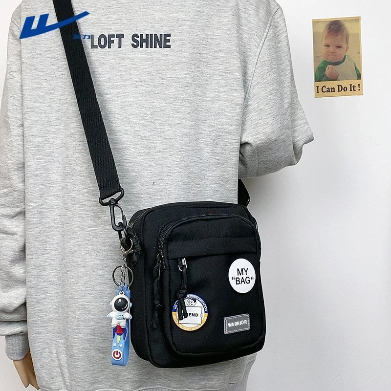 Warrior/回力斜挎包随身便携男款单肩小包新款通勤背包外出手机包