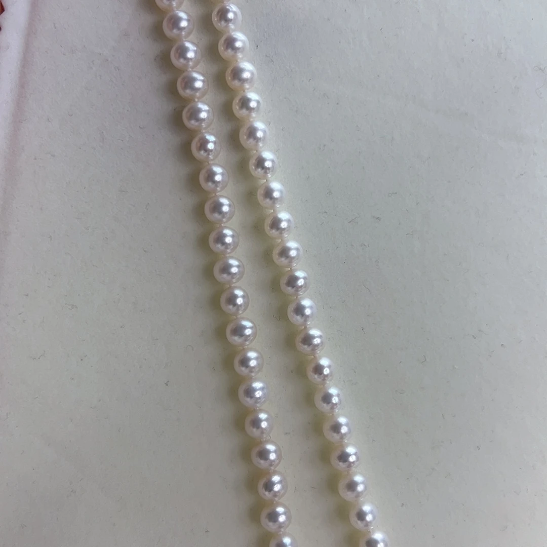 奔****淡水珍珠未镶嵌颈饰8-9淡水无核珍珠