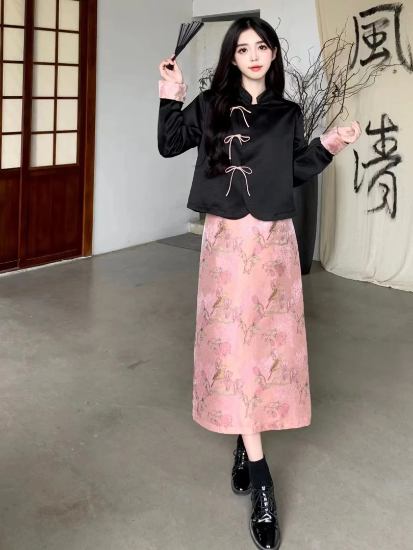 丹丹大码女装国风汉元素夏季时尚气质显瘦古风连衣裙