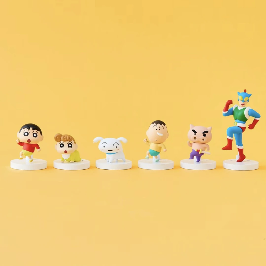 【日谷】蜡笔小新排排走底座摆件盲盒