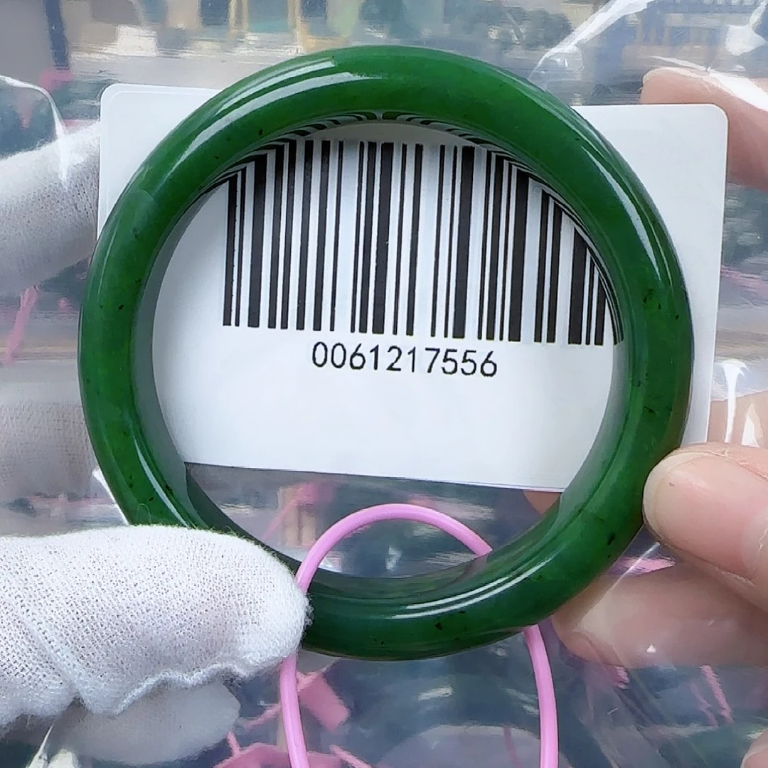 和田玉（碧玉）手镯未镶嵌5859