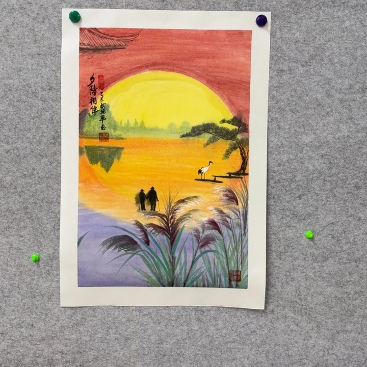 国画花鸟等多种形式