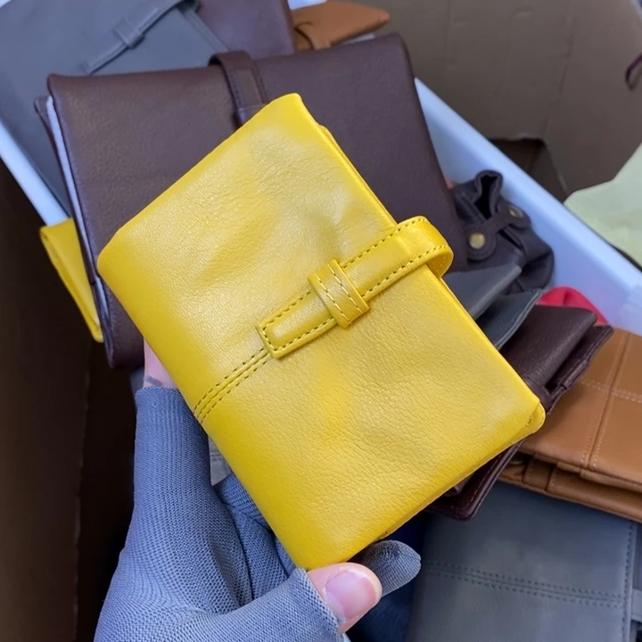 头层牛皮瑕疵A8活页本山羊皮