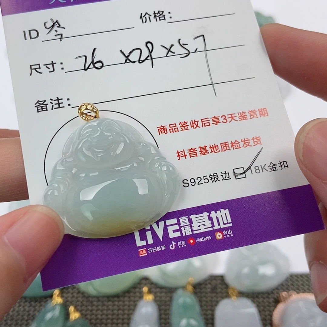 颈饰未镶嵌翡翠岑***铺翡翠