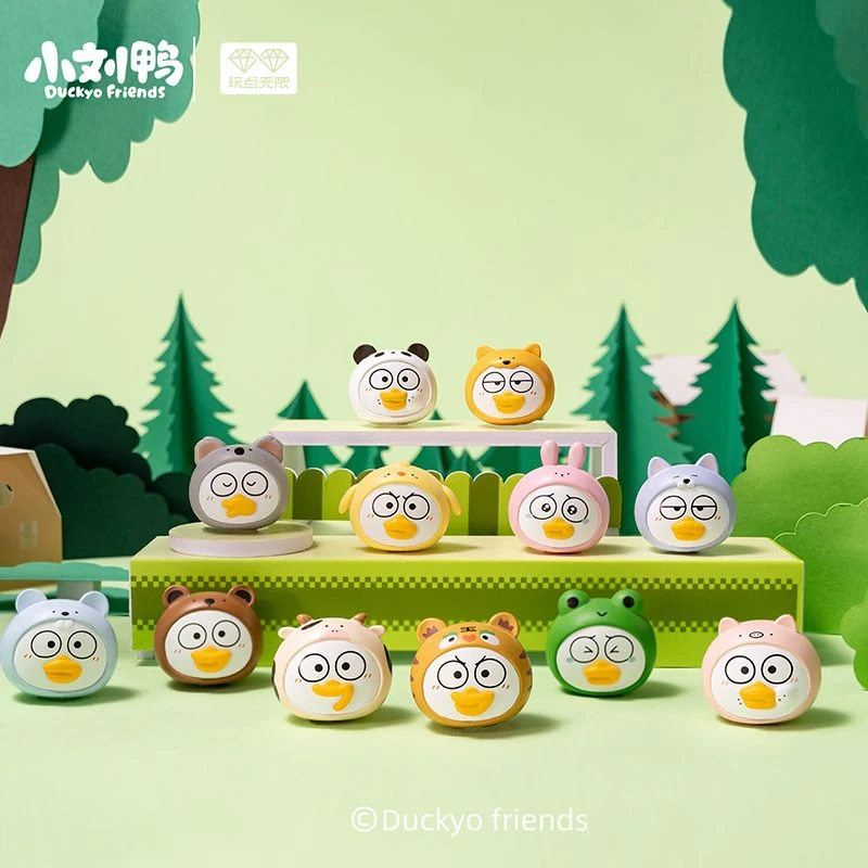 小刘鸭动物系列糖果萌粒摆件饰品