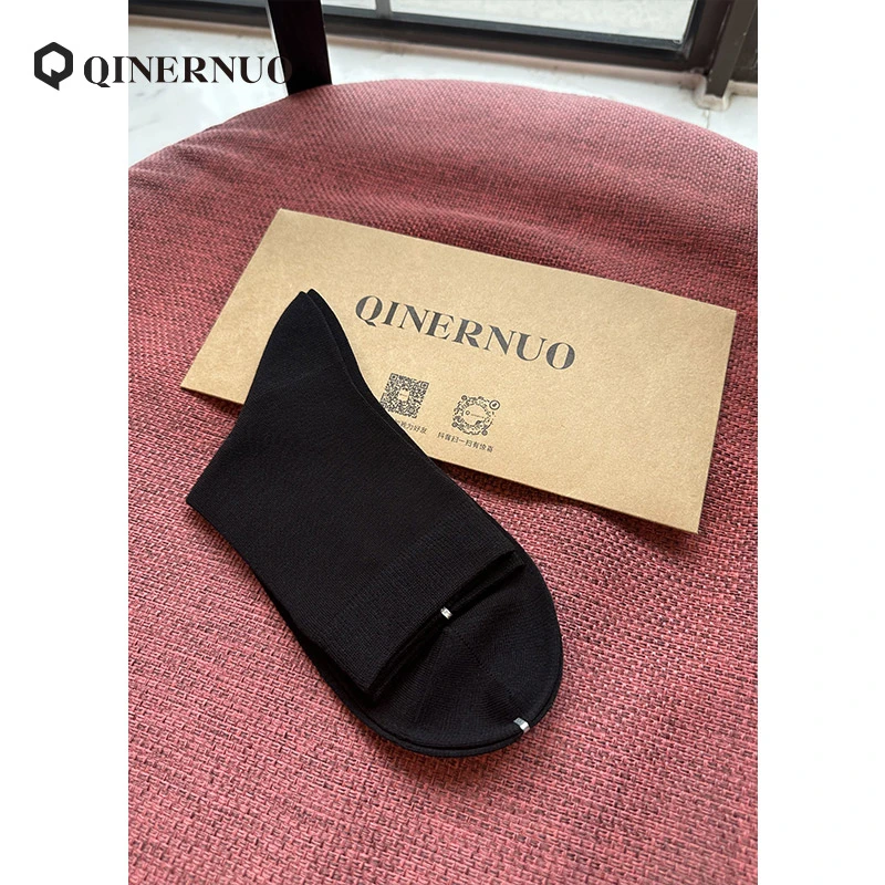 桑蚕丝针织短袜莫代尔桑蚕丝抗菌男士商务2双装袜子