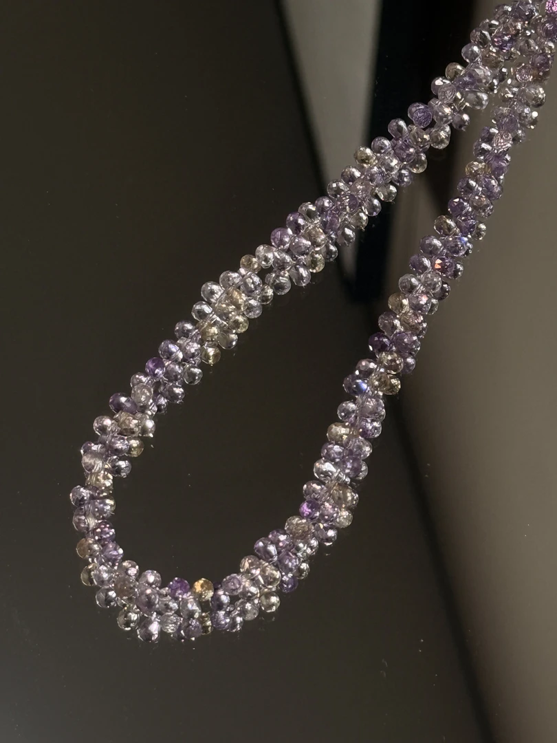 椿田·紫黄爆闪项链