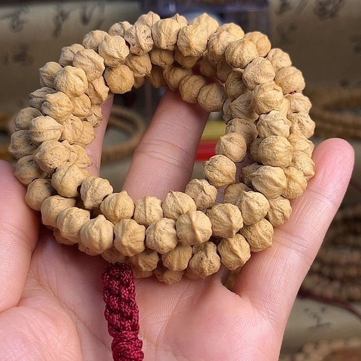 路***宁吊坠柏香籽/百香籽原桩白芽横打