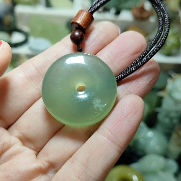 岫玉平安扣未镶嵌