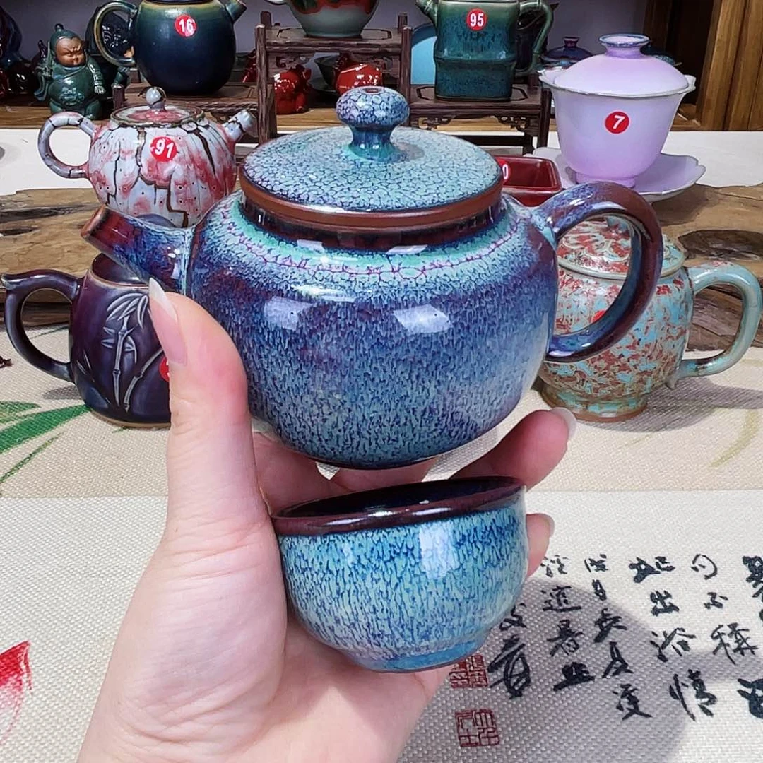 壶禹州钧瓷艺术作品