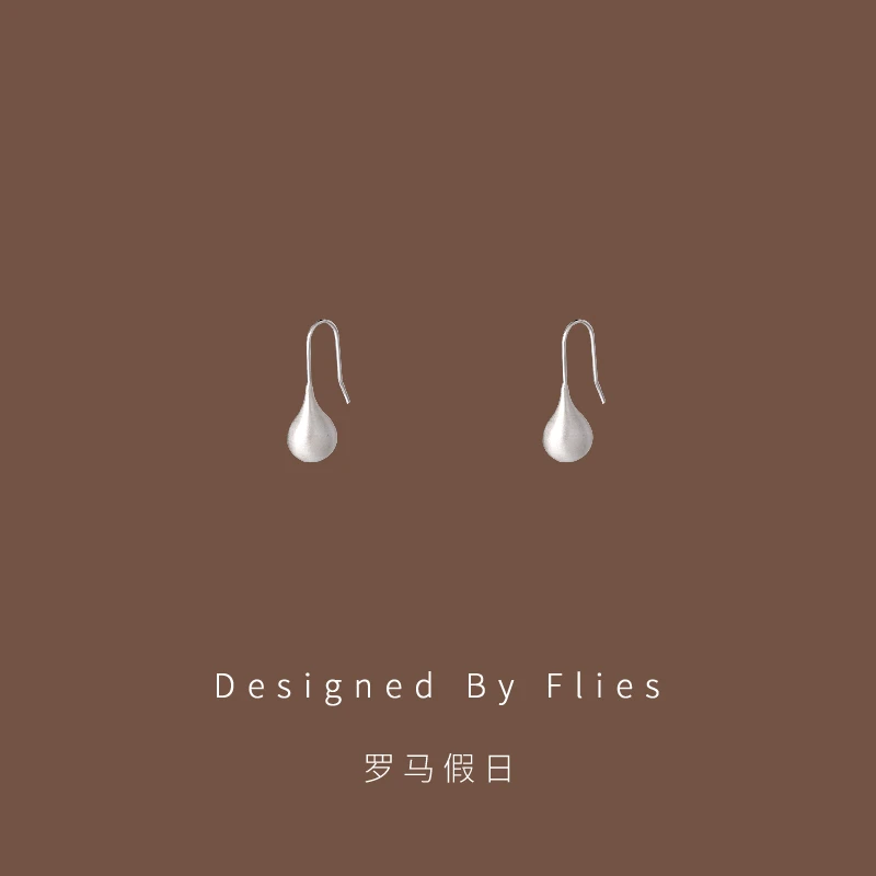 铜合金耳饰 【罗马假日】小众简约耳坠原创设计设计感耳饰