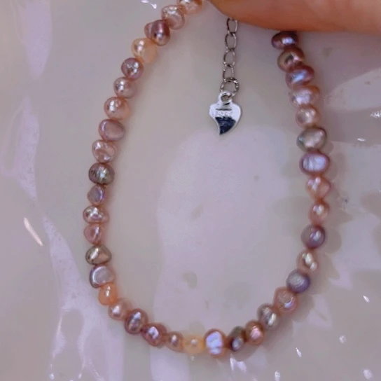 淡水珍珠手绳合金