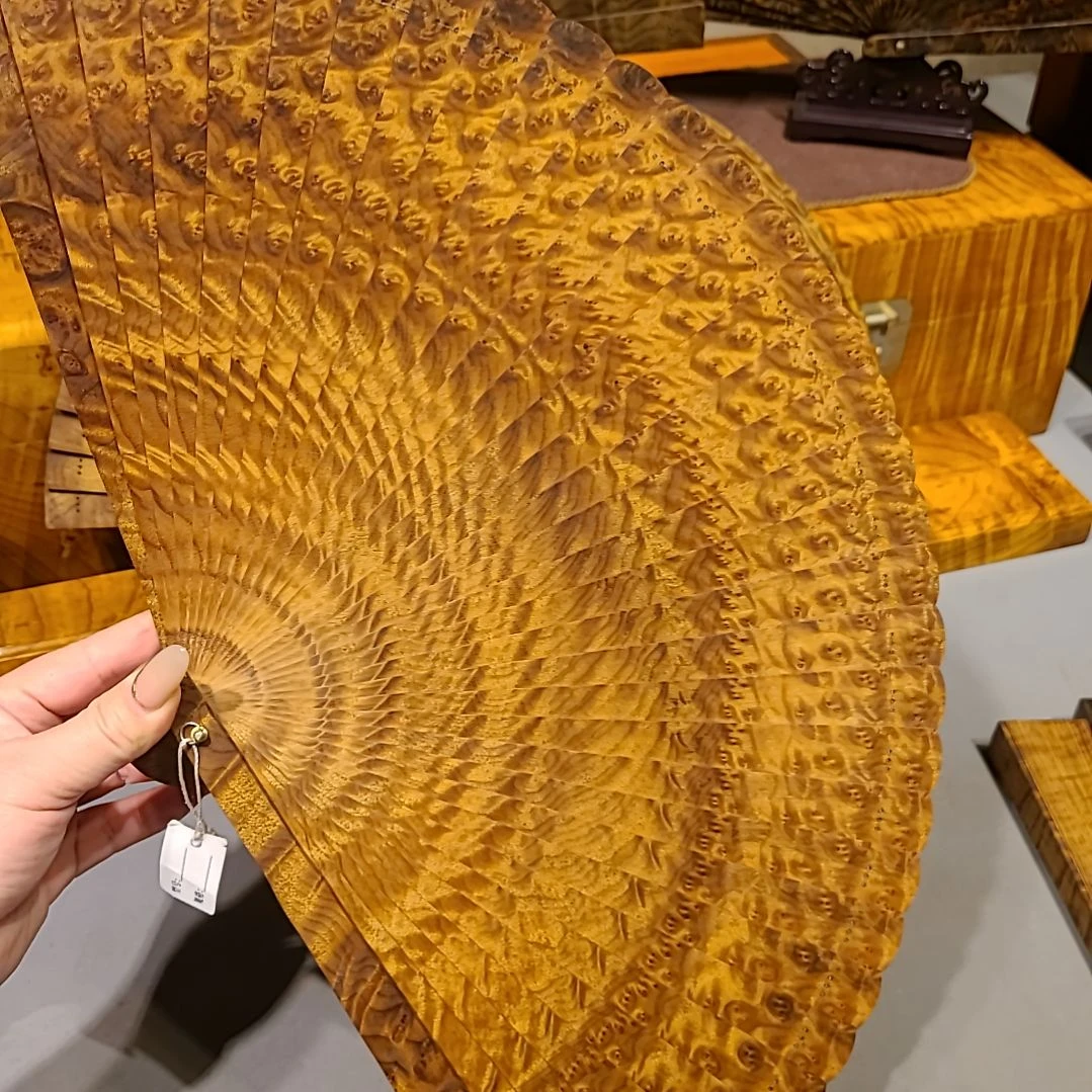 零***c金丝楠26小叶桢楠金丝楠木苏扇