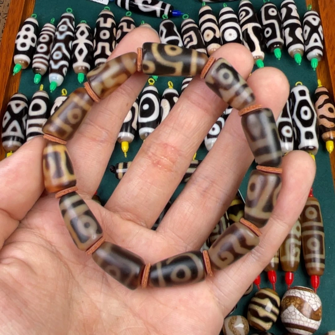 玛瑙/玉髓裸珠断珠手串