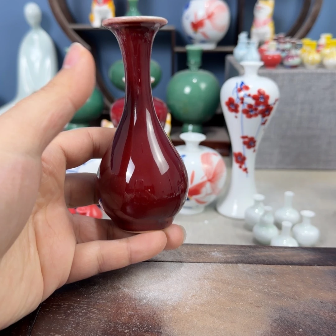 陶瓷手工小花器摆件