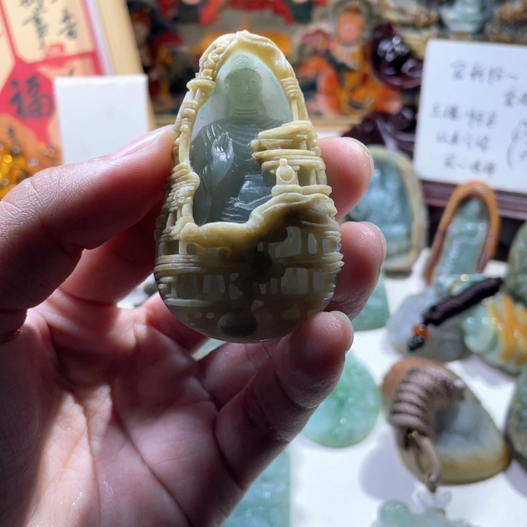 定制翡翠未镶嵌梁****～