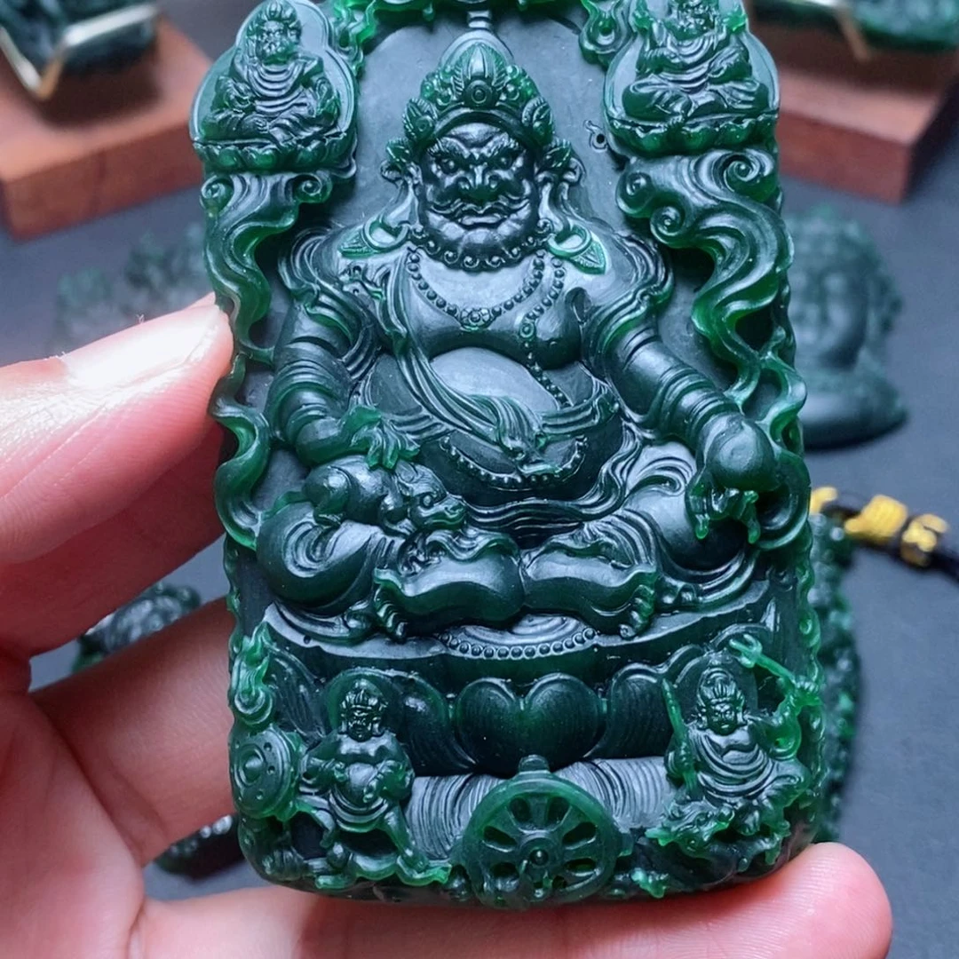 定制翡翠未镶嵌“**”天然A货翡翠S