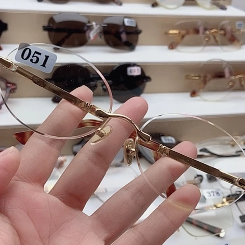 无框款051#水晶眼镜