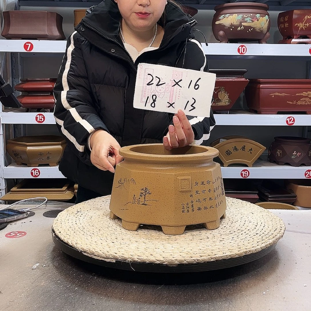 紫砂花盆紫砂花盆