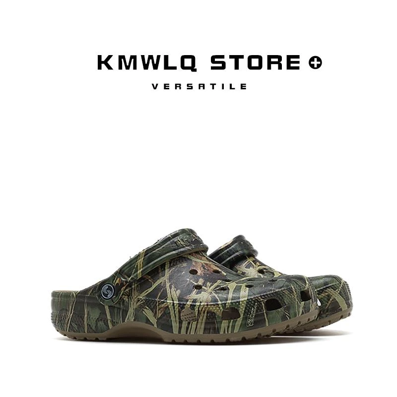 洞洞鞋男士2025新款夏季外穿拖鞋防滑软底百搭潮流包头凉鞋沙滩鞋