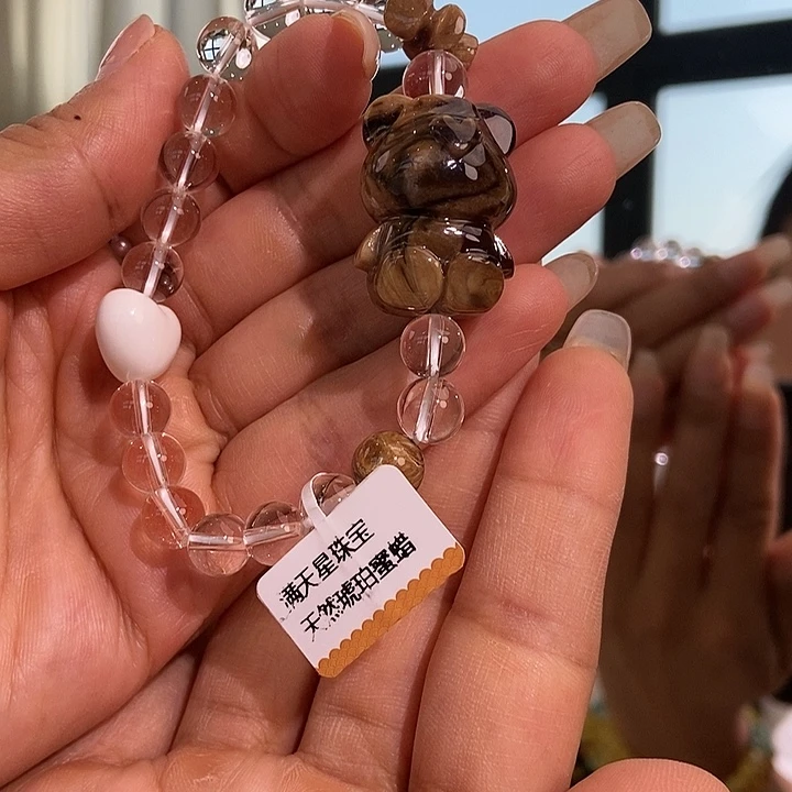 琥珀颈饰未镶嵌蜜蜡手串