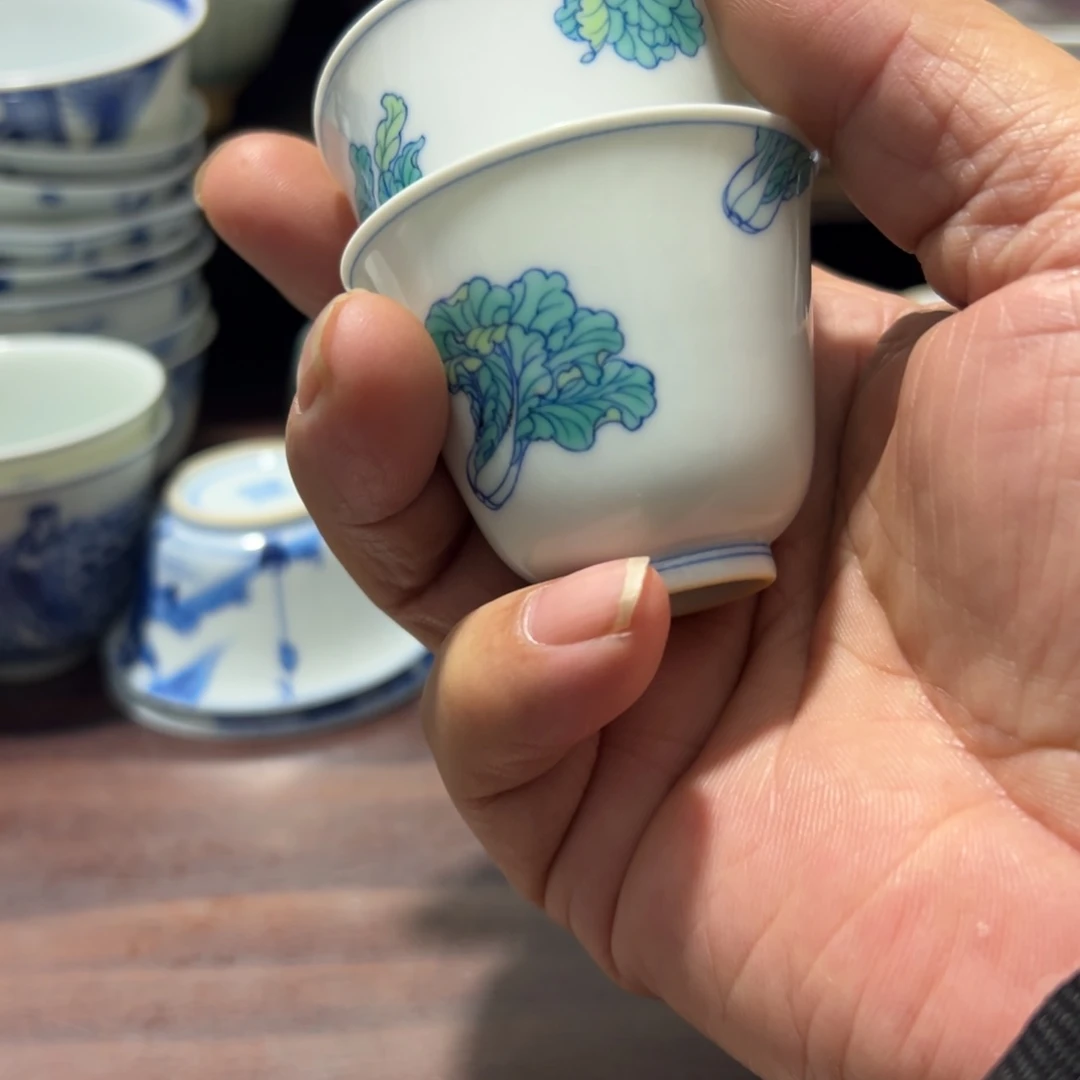 达*斗彩茶杯系列套装