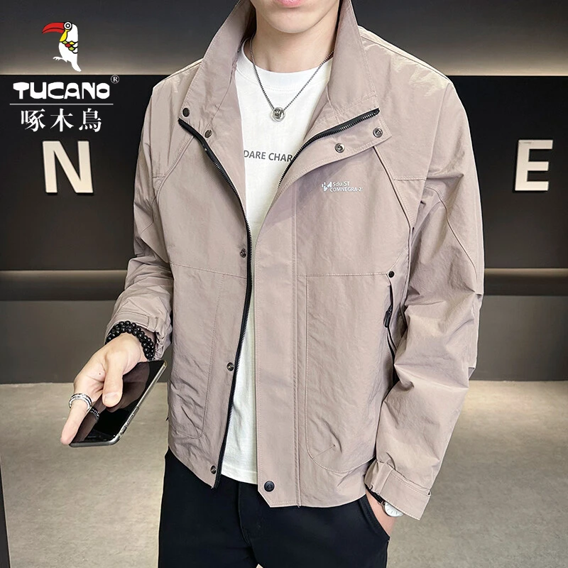 TUCANO/啄木鳥2025新款时尚男装立领夹克帅气休闲防风啄木鸟外套