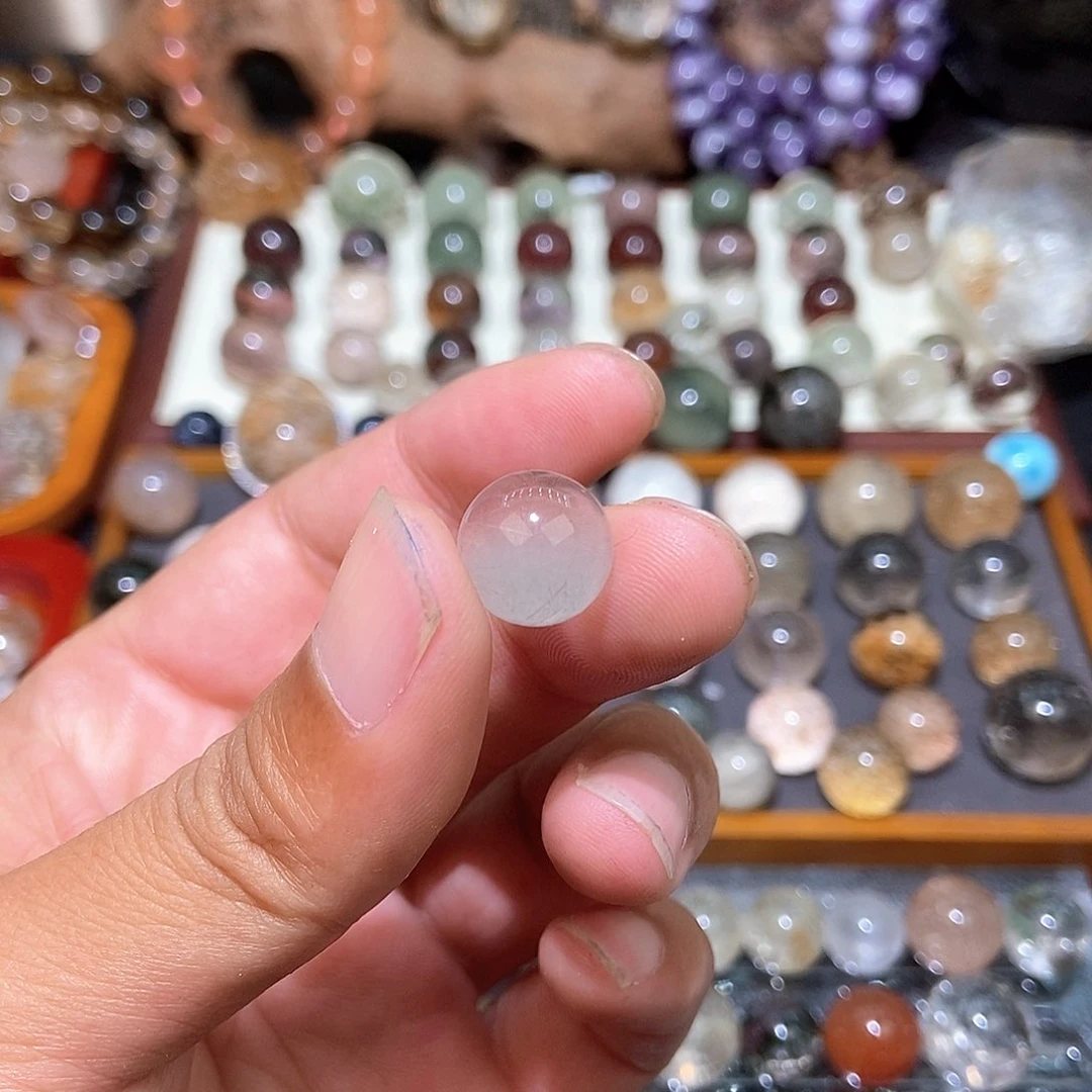 水晶单珠不退不换未镶嵌水晶?***.