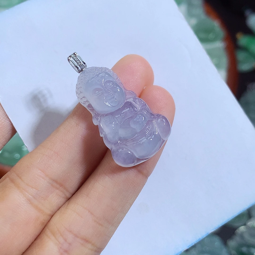 颈饰未镶嵌翡翠宝宝佛
