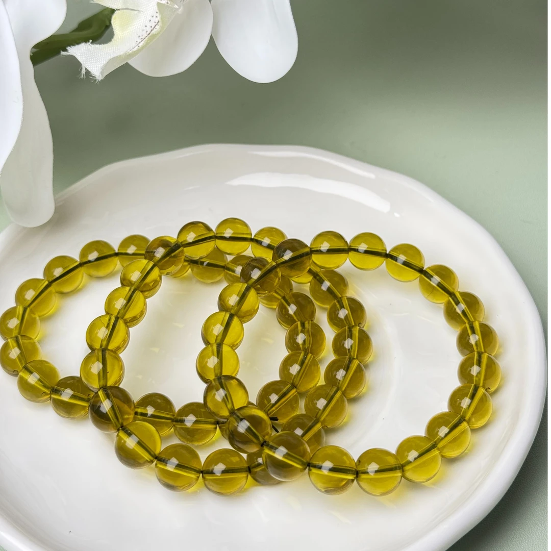 天然琥珀单圈手串（多样发其一）b03