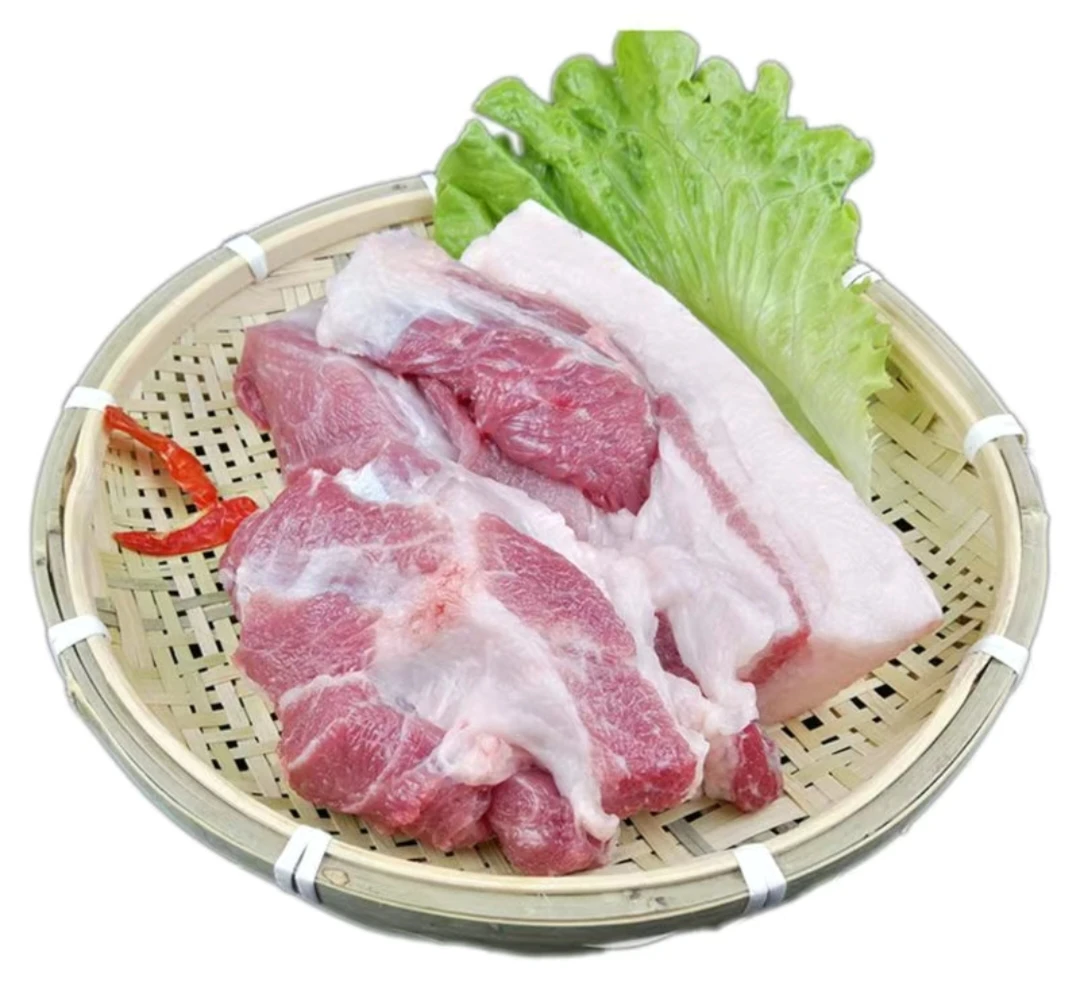 新鲜一刀切猪肉400g±50g/份猪肉同城送