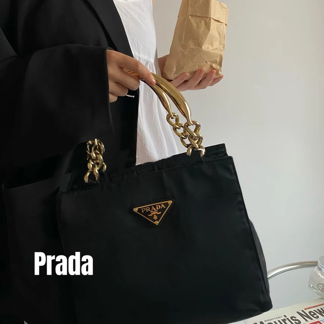 修复品618220/Prada/普拉达凯莉包中号
