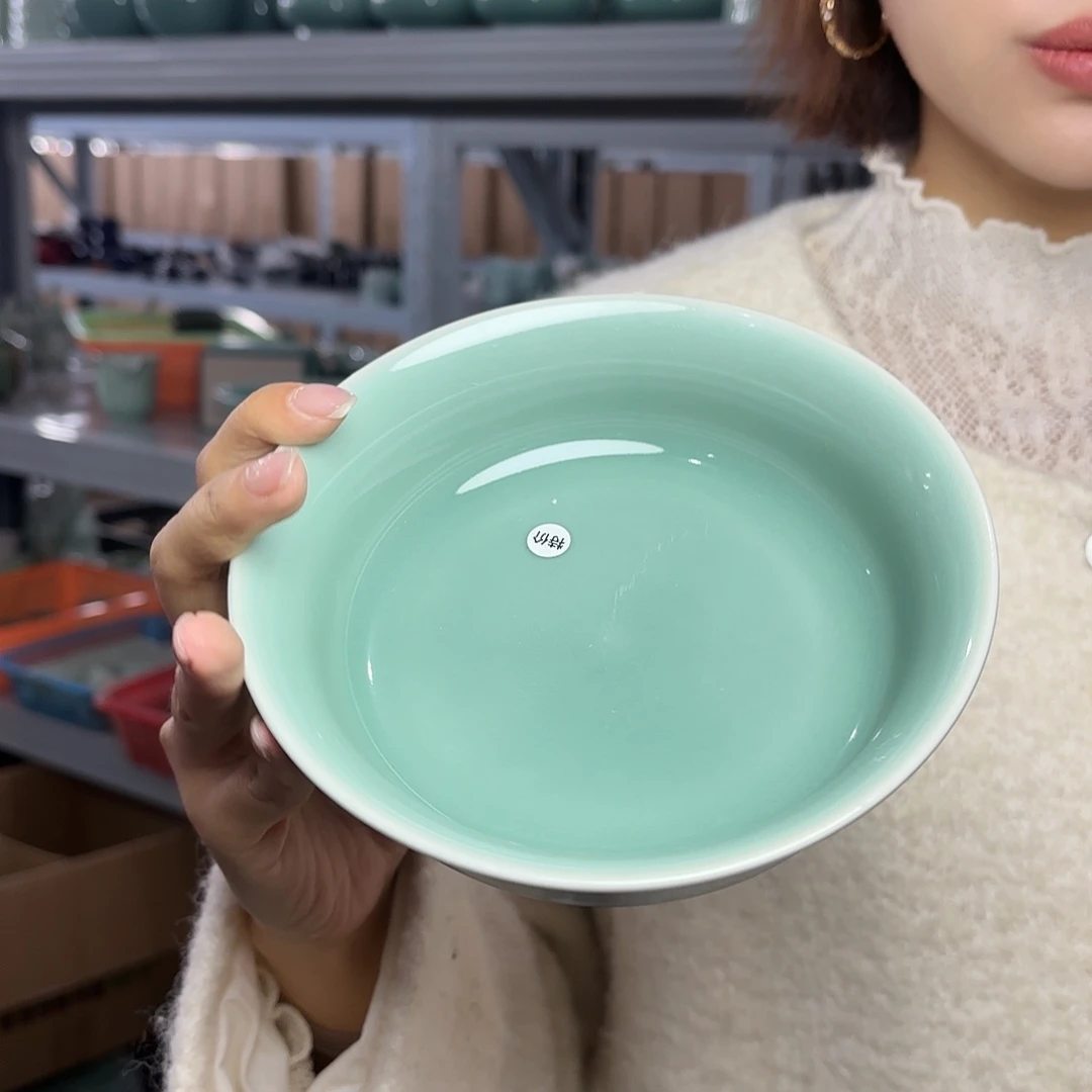 龙泉云间青瓷小米茶器