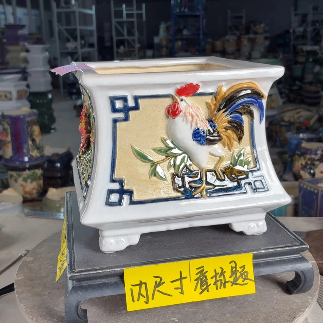 一风堂石湾花盆 内19*19