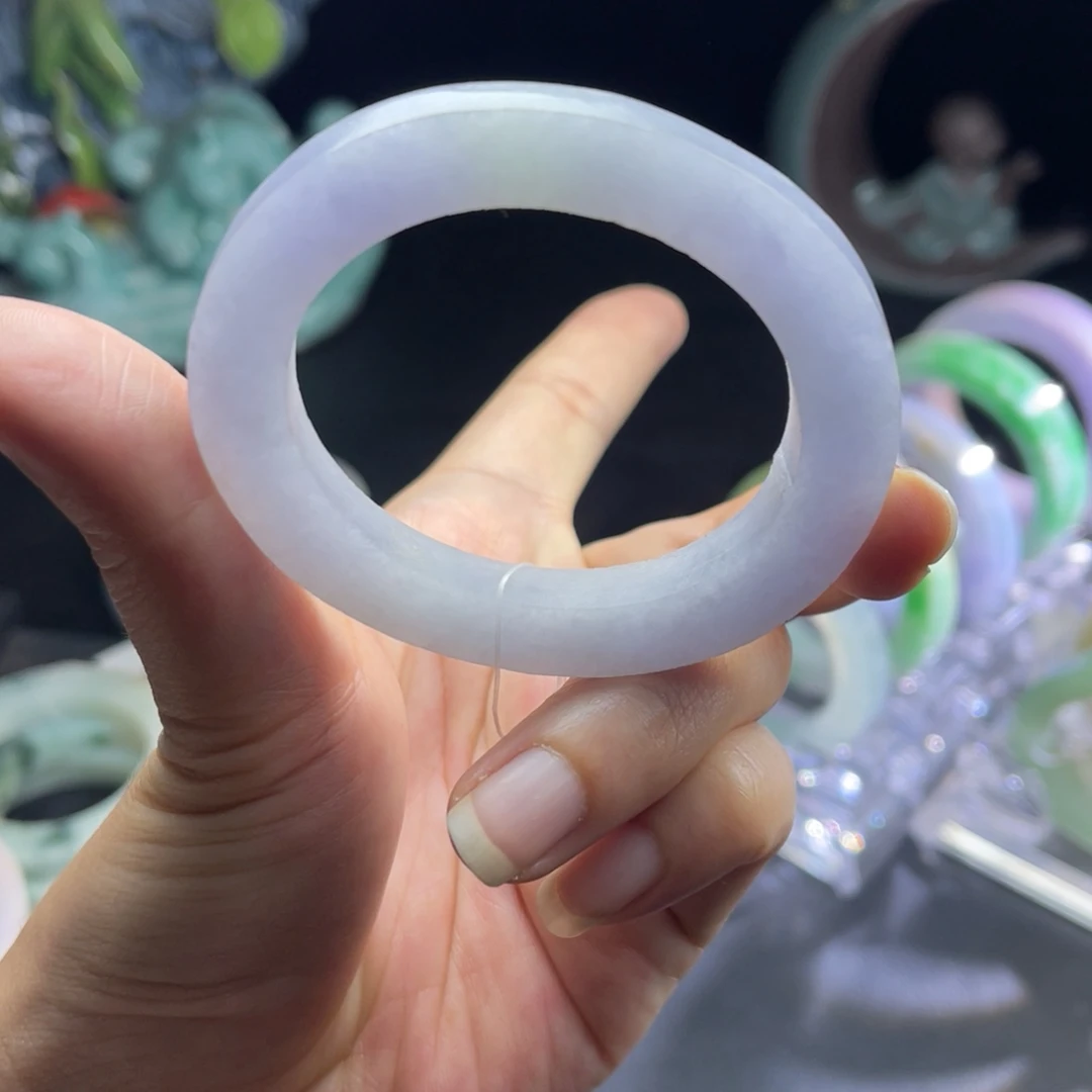 定制翡翠未镶嵌天然翡翠A货手镯