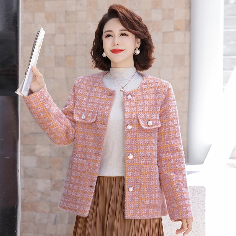 高级感时尚短款小香风外套女春秋2025新款轻奢设计感女士秋季上衣