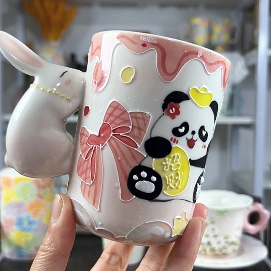 手绘高温釉下彩陶瓷